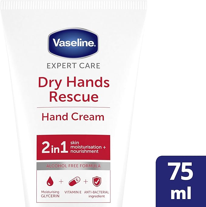 Vaseline Expert Care Dry Hands Rescue 2 in 1 Cream