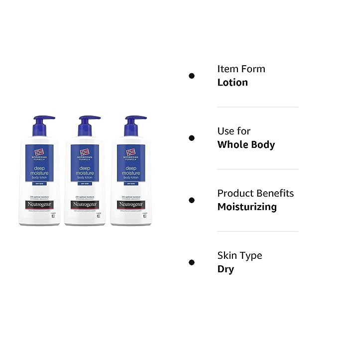 neutrogena Deep Moisture Fast Absorbing Body Lotion