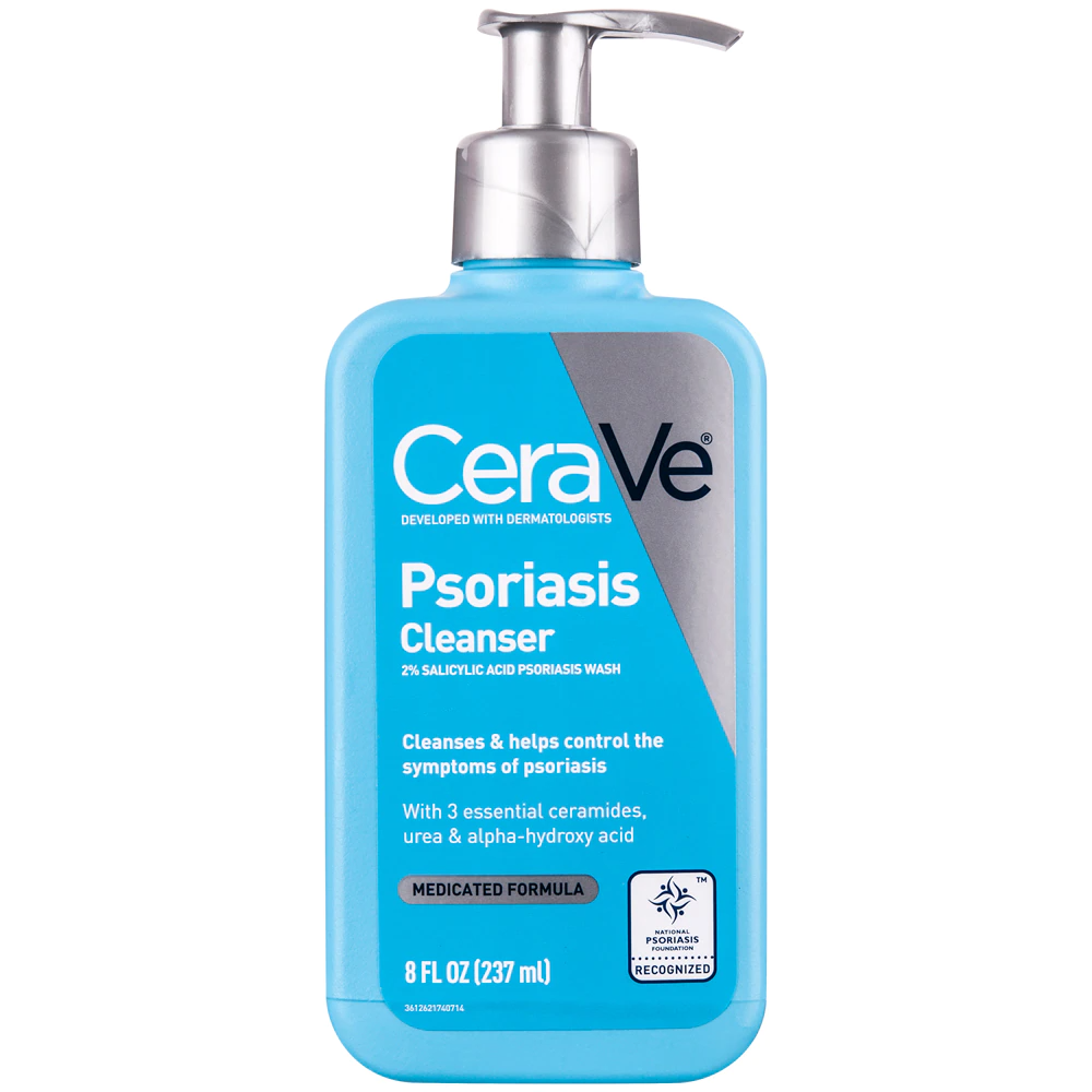 پاککەرەوەی CeraVe بۆ چارەسەری سەدەف