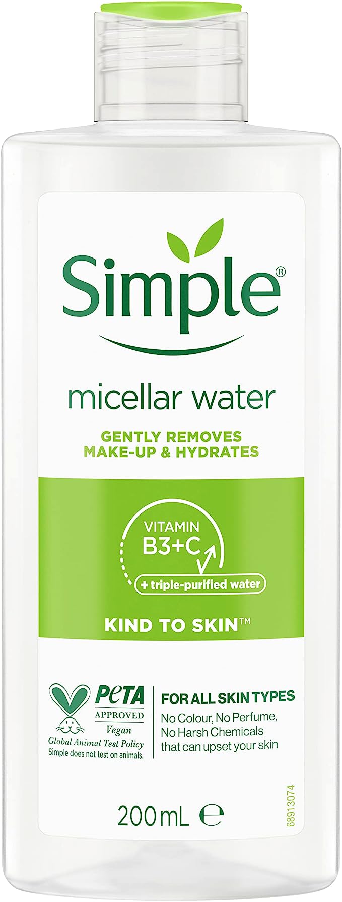 Simple Micellar Water Kind to Skin