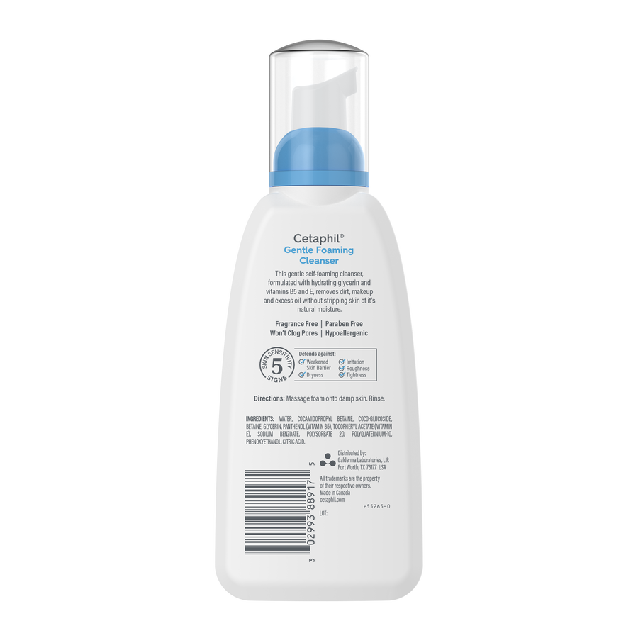 Cetaphil Gentle Foaming Facial Cleanser