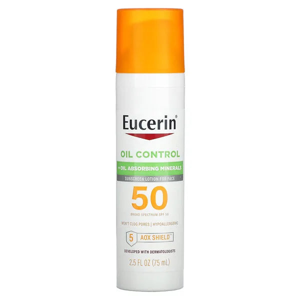 Eucerin Sun Oil Control SPF 50 Face Sunscreen Lotion