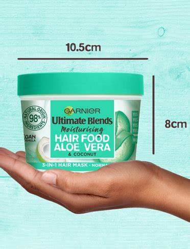 Garnier Ultra Doux Moisturising Aloe Vera 3-in-1 Hair Food For Normal Hair