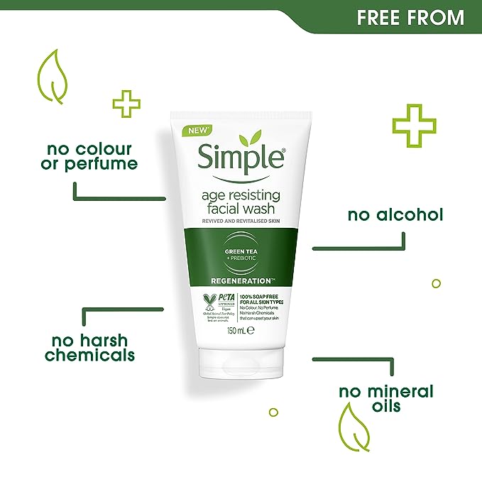 Simple Regeneration Age Resisting Facial Wash