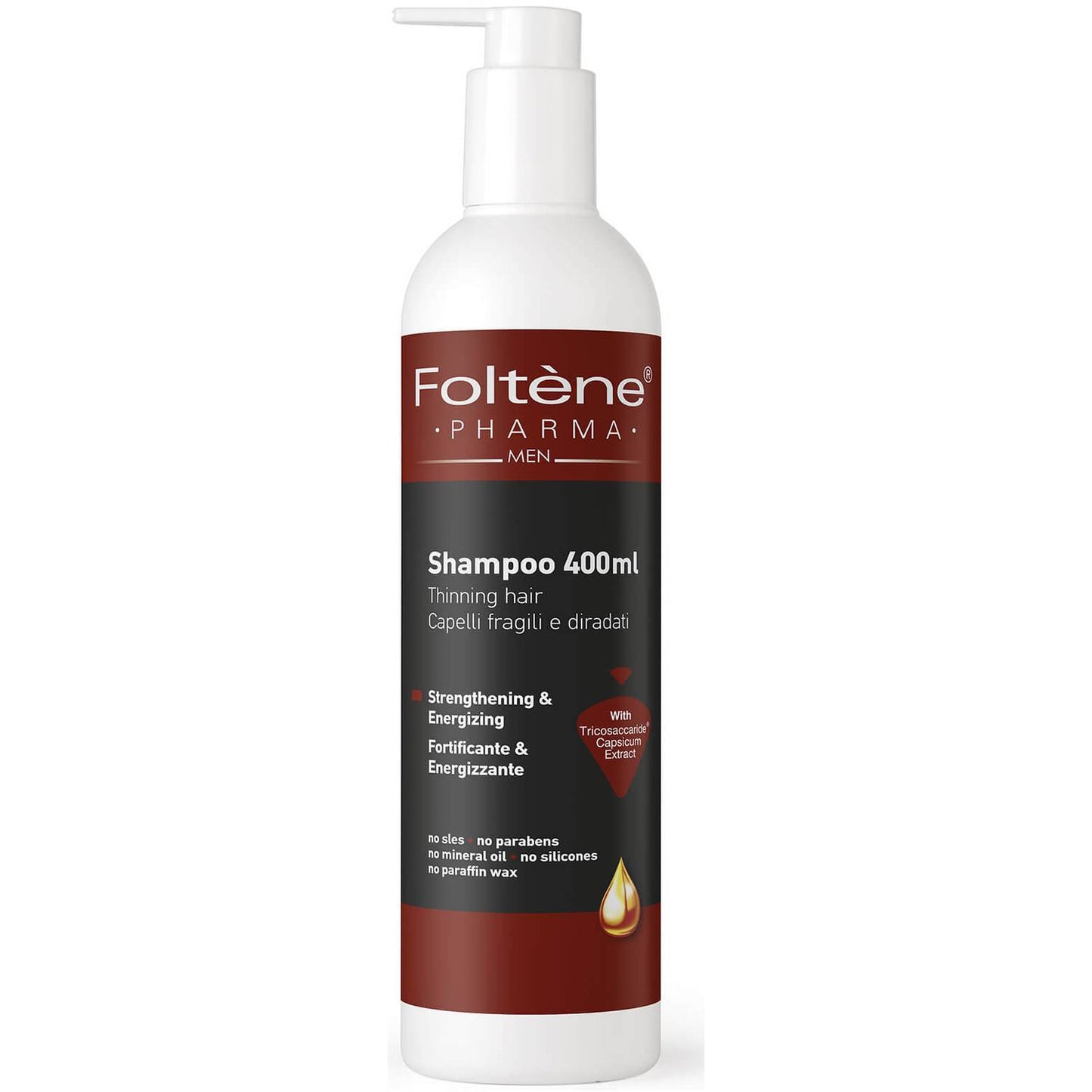 Foltene Hair Strengthening  Shampoo For Men