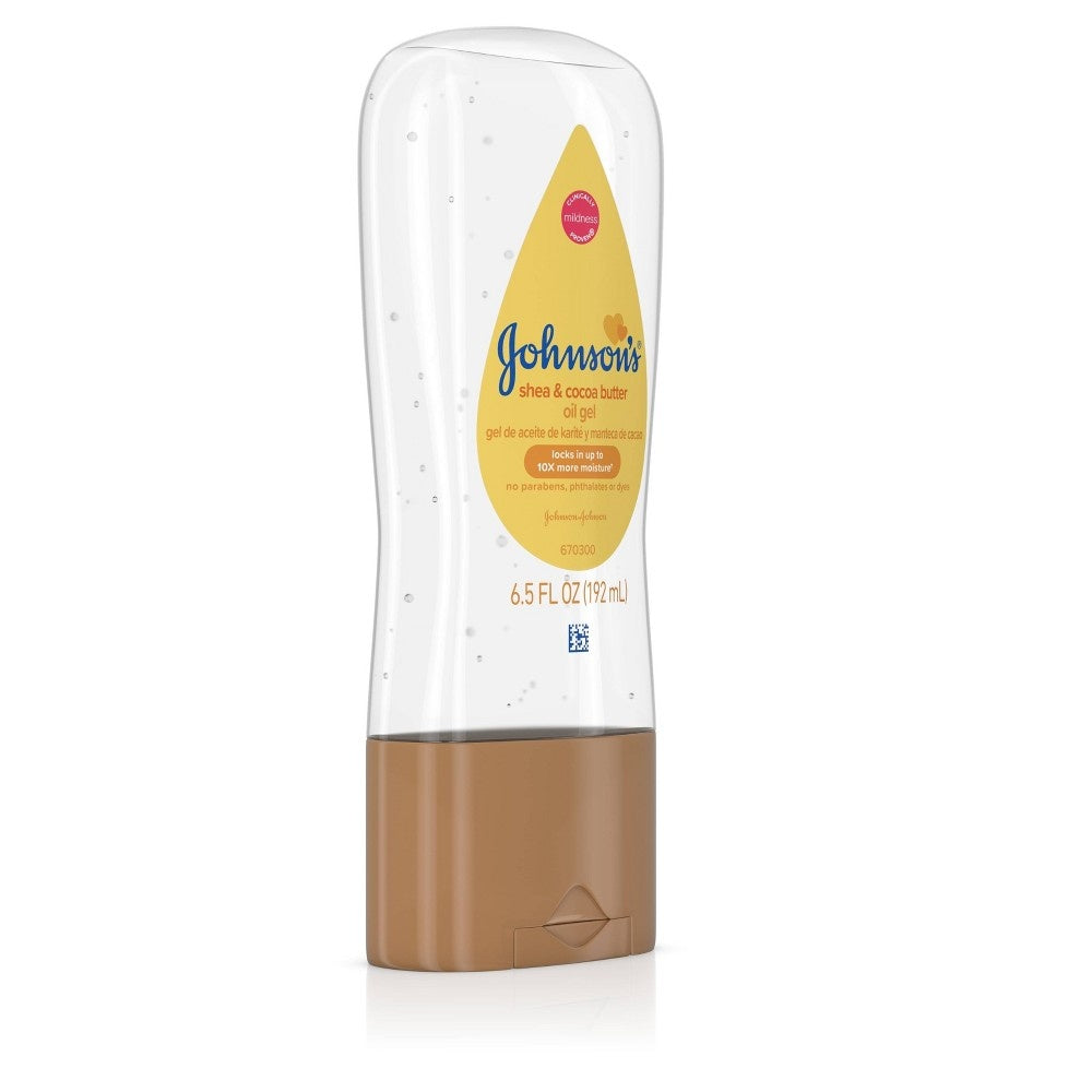 Johnson's Baby Oil Gel Enriched With Shea And Cocoa Butter