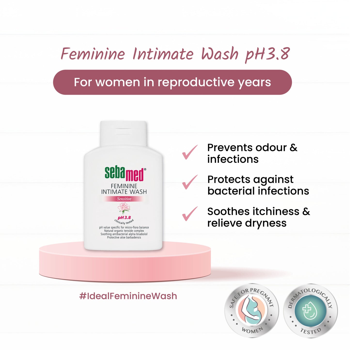 Sebamed Feminine Intimate Wash pH 3.8