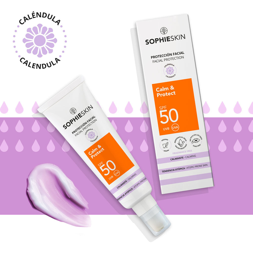 پارێزەر خۆر دەموچاو Calm &amp; Protect SPF50