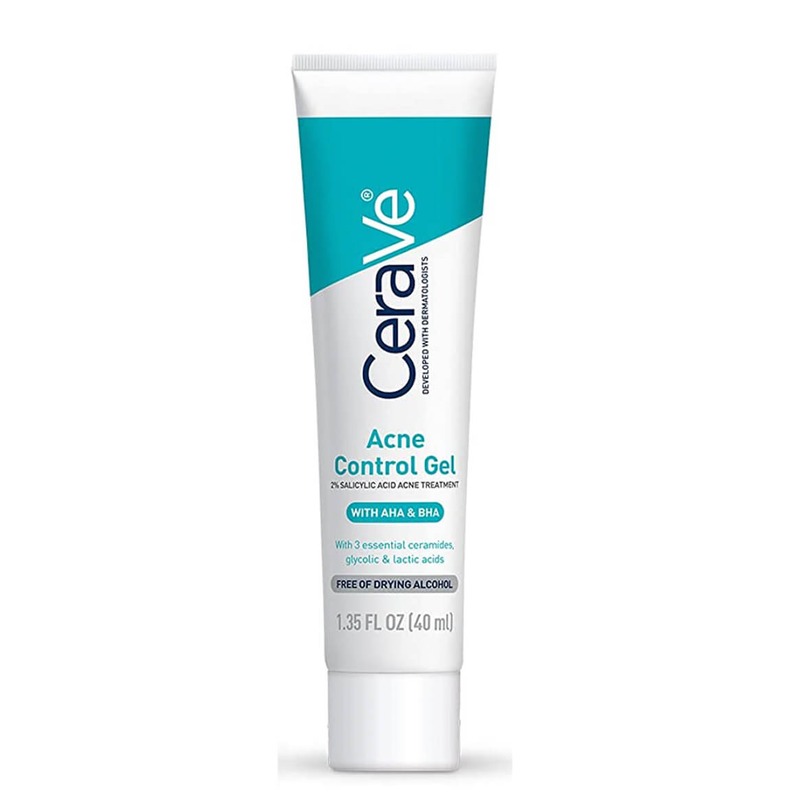 CeraVe Salicylic Acid Acne Treatment with Glycolic Acid and Lactic Acid