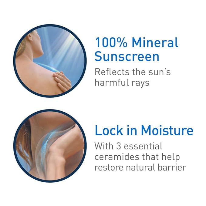 CeraVe 100% Mineral Sunscreen Spf 50