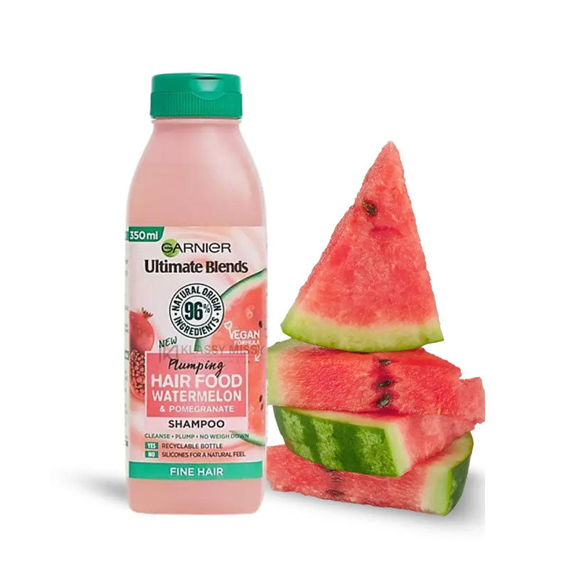 Garnier Ultimate Blends Plumping Hair Food Watermelon Shampoo for Fine Hair