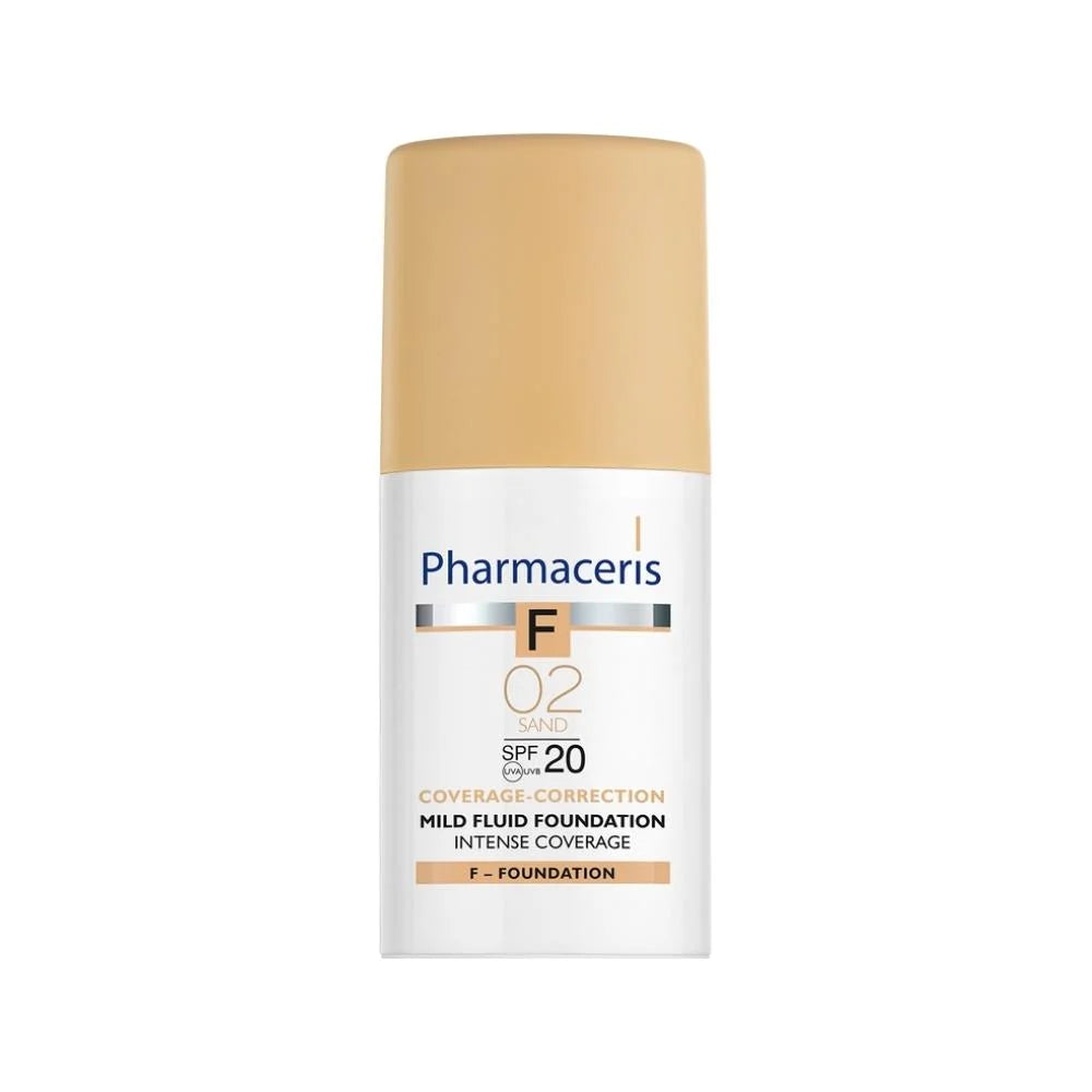 Pharmaceris Ph Intense Coverage Mild Fluid Foundation Sand 02