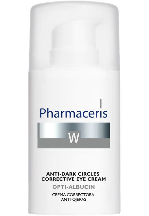 Pharmaceris W Opti-Albucin کرێمی چاوی چاککەرەوەی دژە بازنەی ڕەش Spf 15