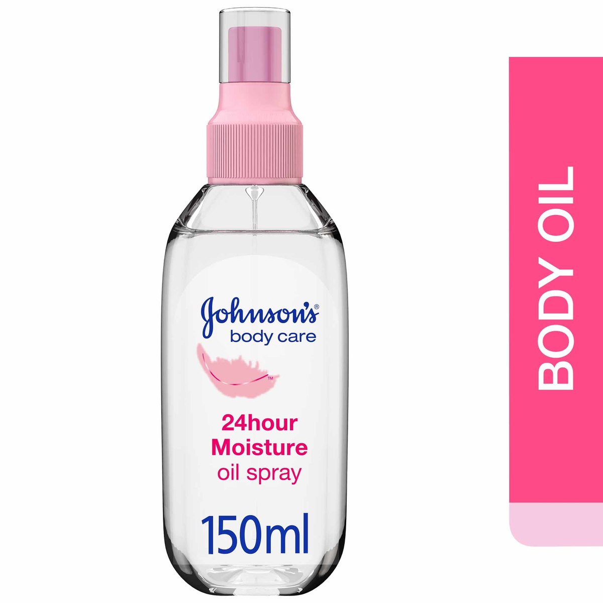 Johnson's Body Oil Spray, 24 HOUR Moisture