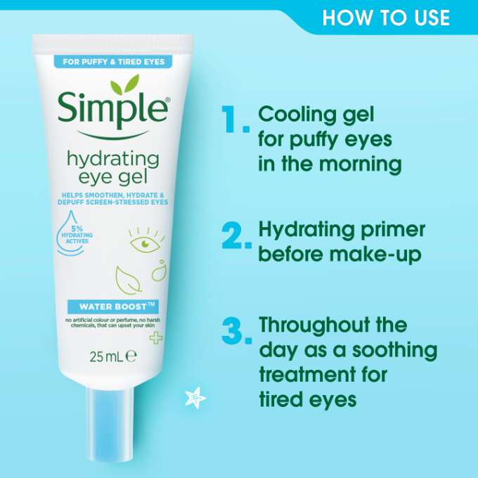 Simple Water Boost Hydrating Eye Gel