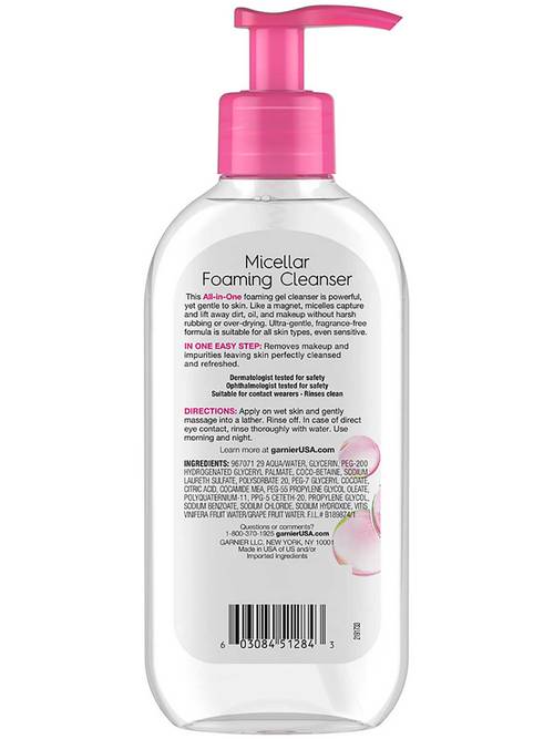 Garnier Micellar Gel Face Wash Sensitive Skin