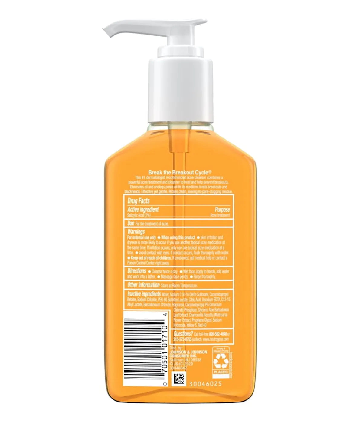 Neutrogena Oil-Free Acne Fighting Face Wash