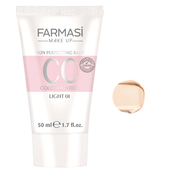 FARMASI CC کرێمی کۆنترۆڵکردنی ڕەنگەکان ئەساس بەڵم -ڕووناکی