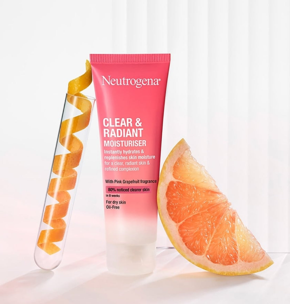 Refreshing Clear Oil-Free Moisturiser With Pink Grapefruit