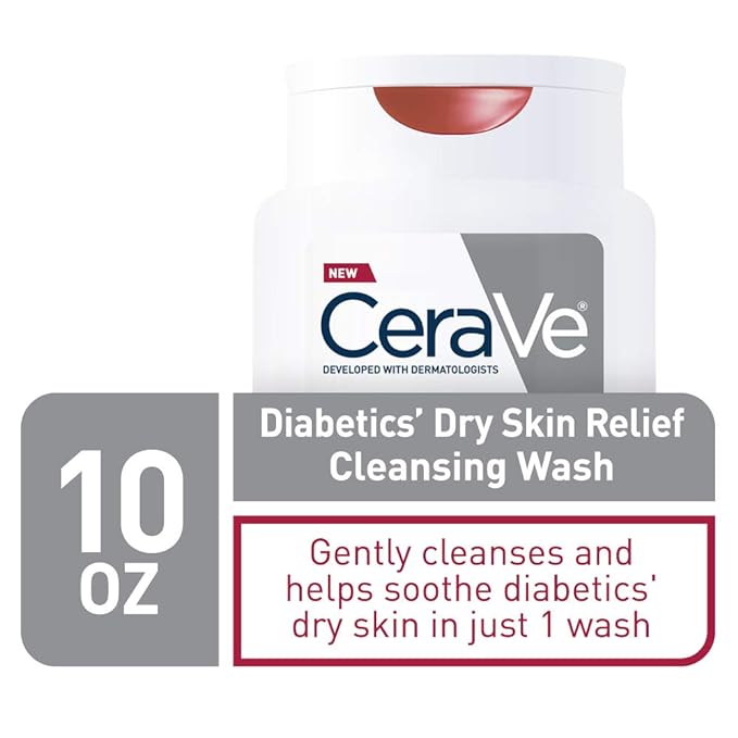 CeraVe Body Wash for Diabetics’ Dry Skin