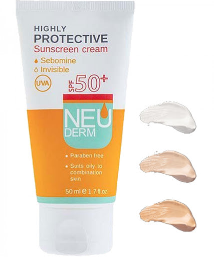 NEU DERM Highly Protective Sunscreen Cream (Max Tinted)