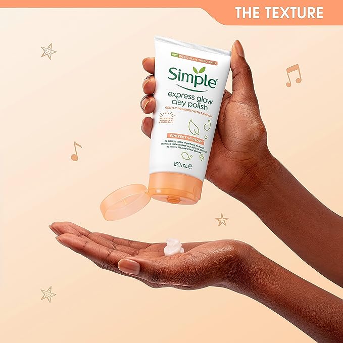 Simple Protect 'N' Glow facial wash with vitamin C and anti-oxidants