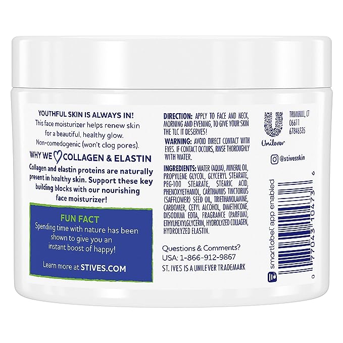 St. Ives Renewing Collagen and Elastin Facial Moisturize