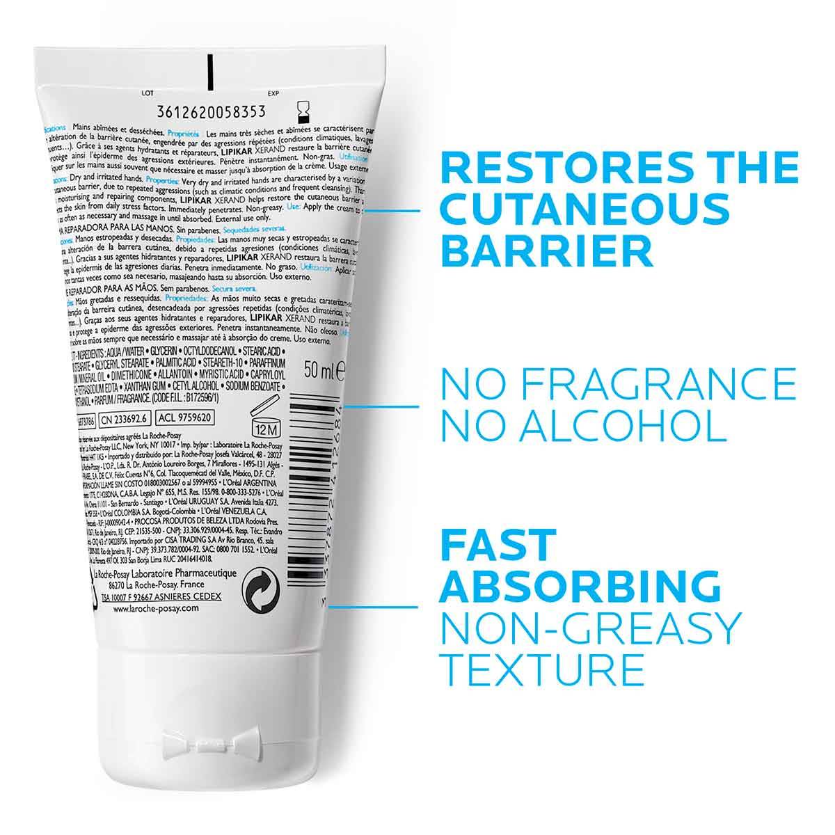 La roche posay lipikar xerand REGENERATING HAND CREAM