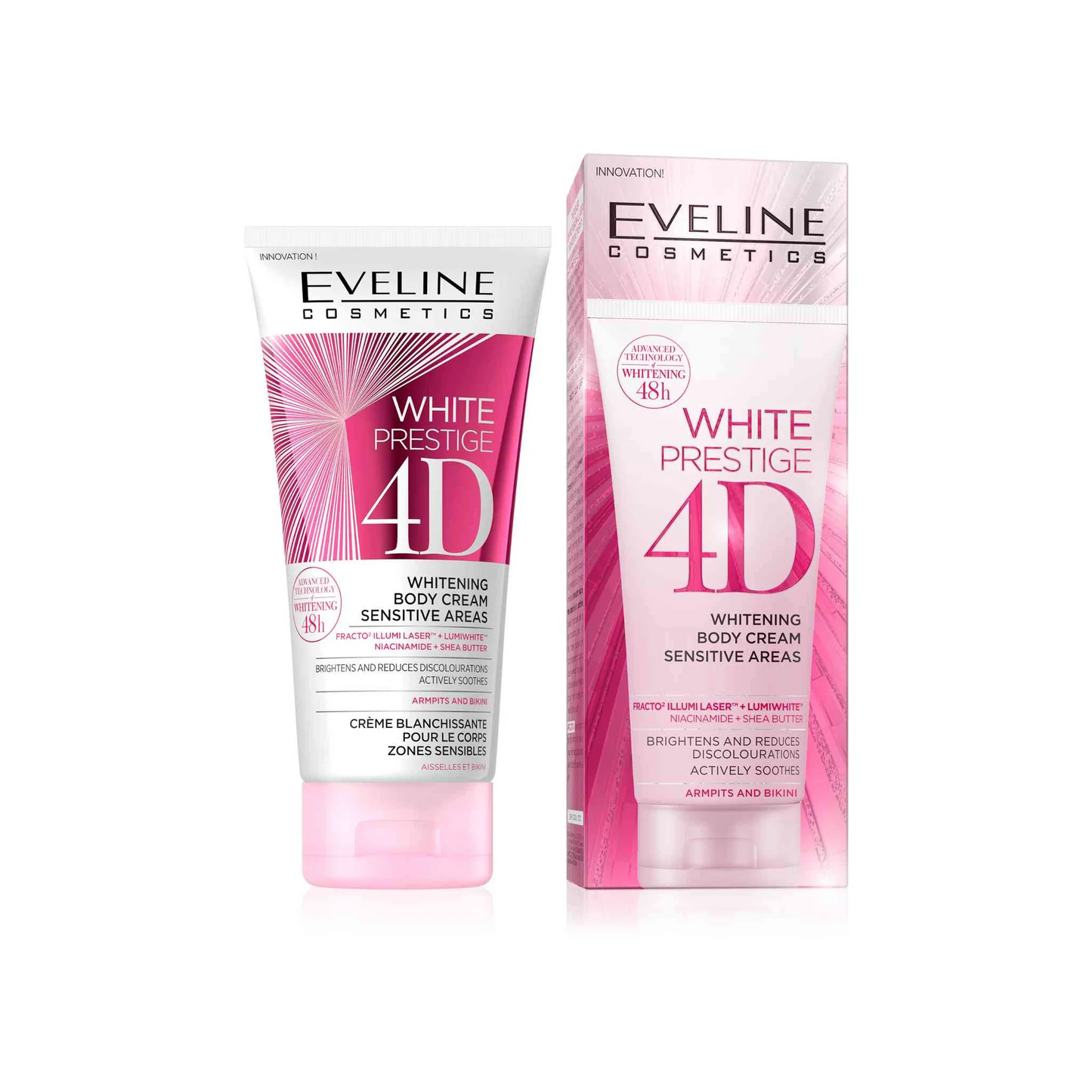 EVELINE White Prestige 4D Whitening Body Cream for Sensitive Areas