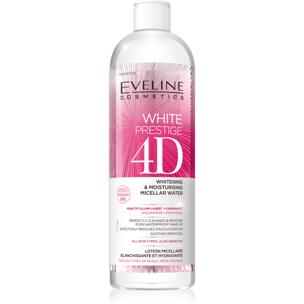 EVELINE White Prestige 4D Whitening & Moisturising Micellar Water