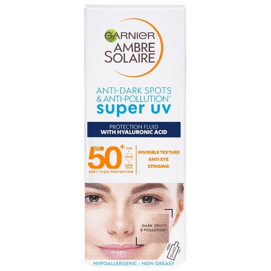 Garnier Ambre Solaire Sensitive Advanced Face Sun Fluid SPF50+