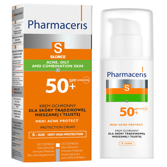 فارماسیری ئێس مێدی کرێمی پاراستنی زیپکە SPF50+