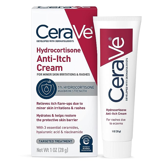 کرێمی دژە خورانی CeraVe 1% Hydrocortisone