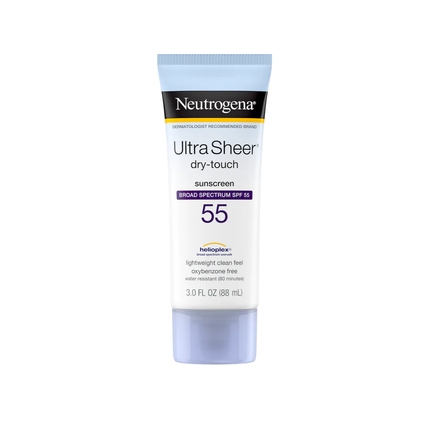 Neutrogena Ultra Sheer Dry-Touch Sunscreen Lotion, Broad Spectrum SPF 55 UVA/UVB Protection