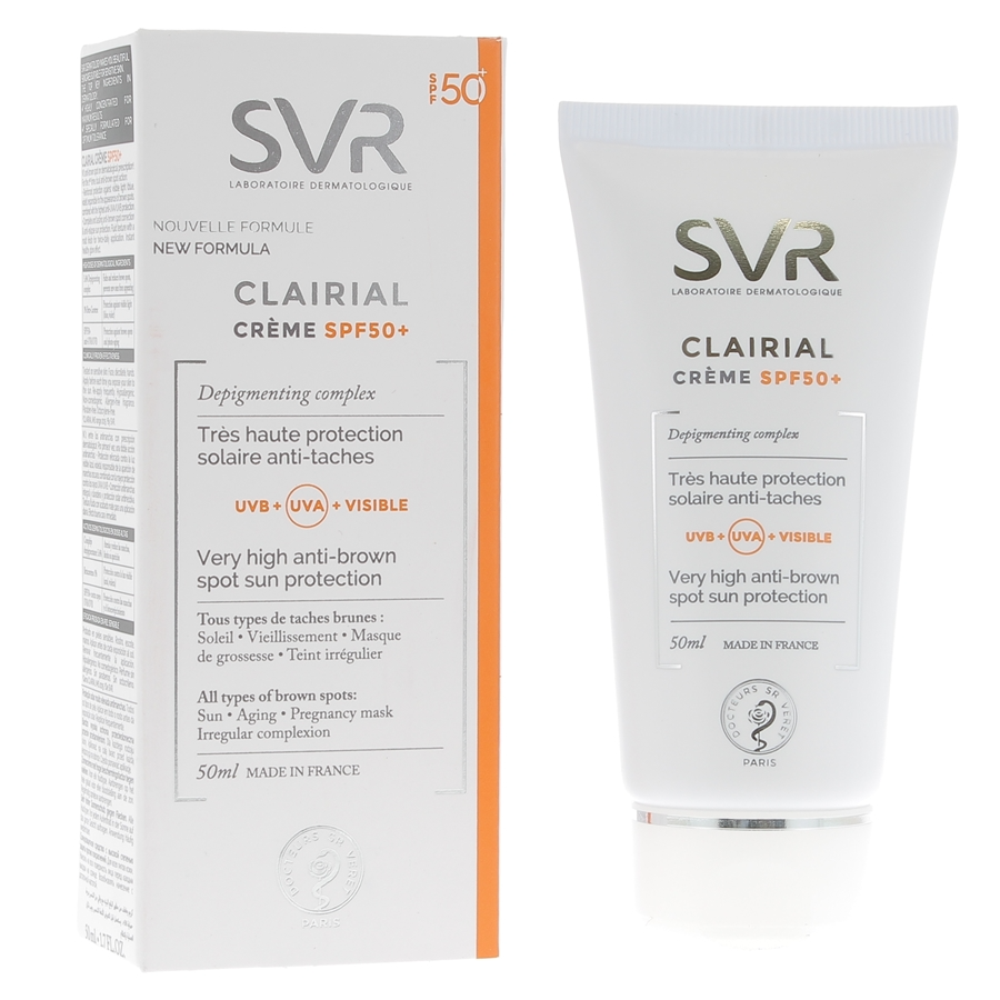 SVR CLAIRIAL کرێمی ڕەنگکردن SPF50+