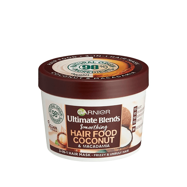 Garnier Ultra Doux Smoothing Coconut 3-in-1 Hair Food For Frizzy Hair