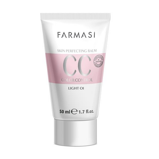 FARMASI CC کرێمی کۆنترۆڵکردنی ڕەنگەکان ئەساس بەڵم -ڕووناکی