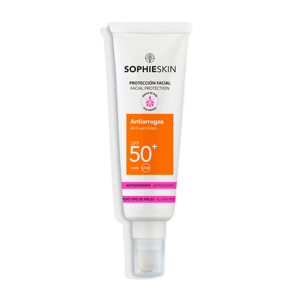 SOPHIESKIN دژە چرچ و لۆچی دژە خۆری دەموچاو SPF50