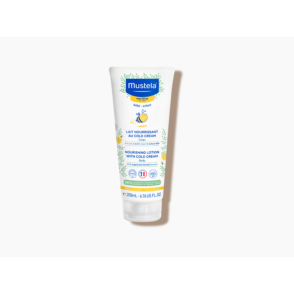 mustela لۆشنی خۆراکی بە کرێمی سارد و مۆمی هەنگ