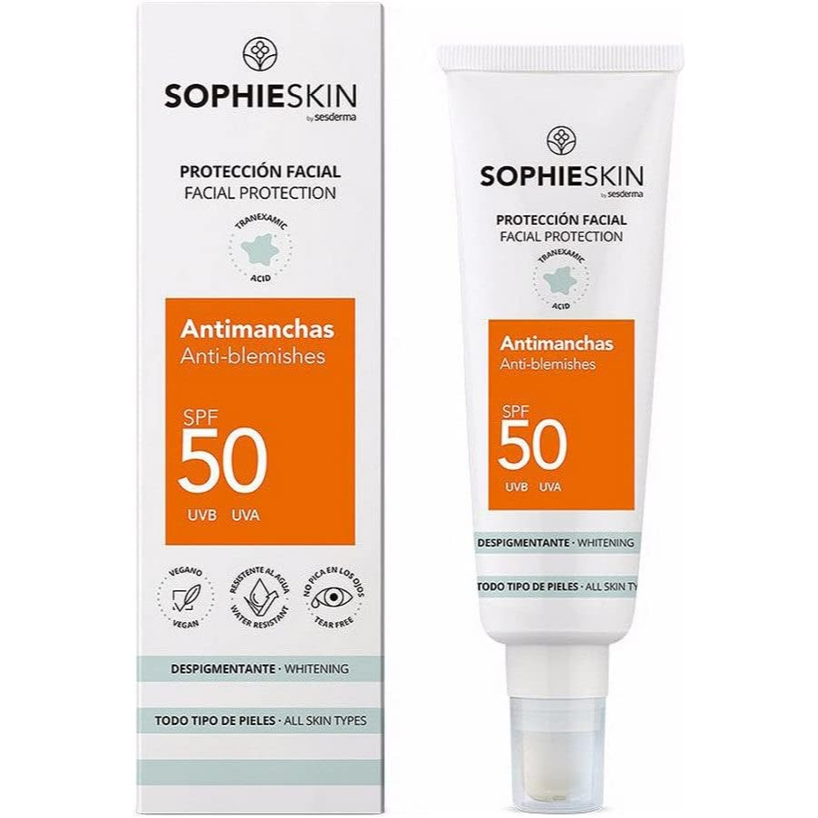 کرێمی خۆری دەموچاوی سۆفیسکین دژە پەڵەی تاریک SPF50