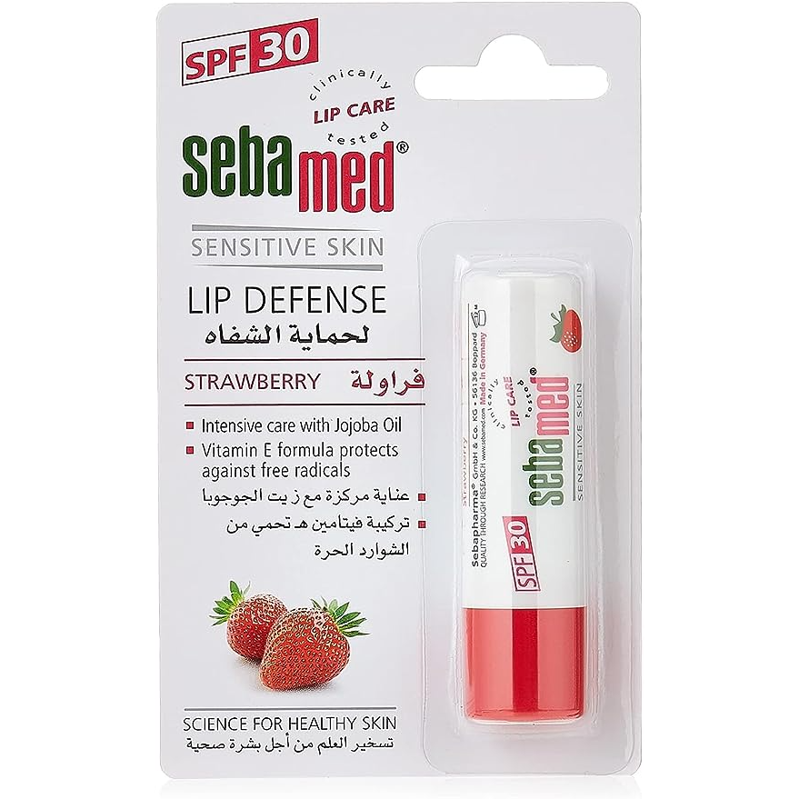 Sebamed Lip Defense Strawberry SPF 30