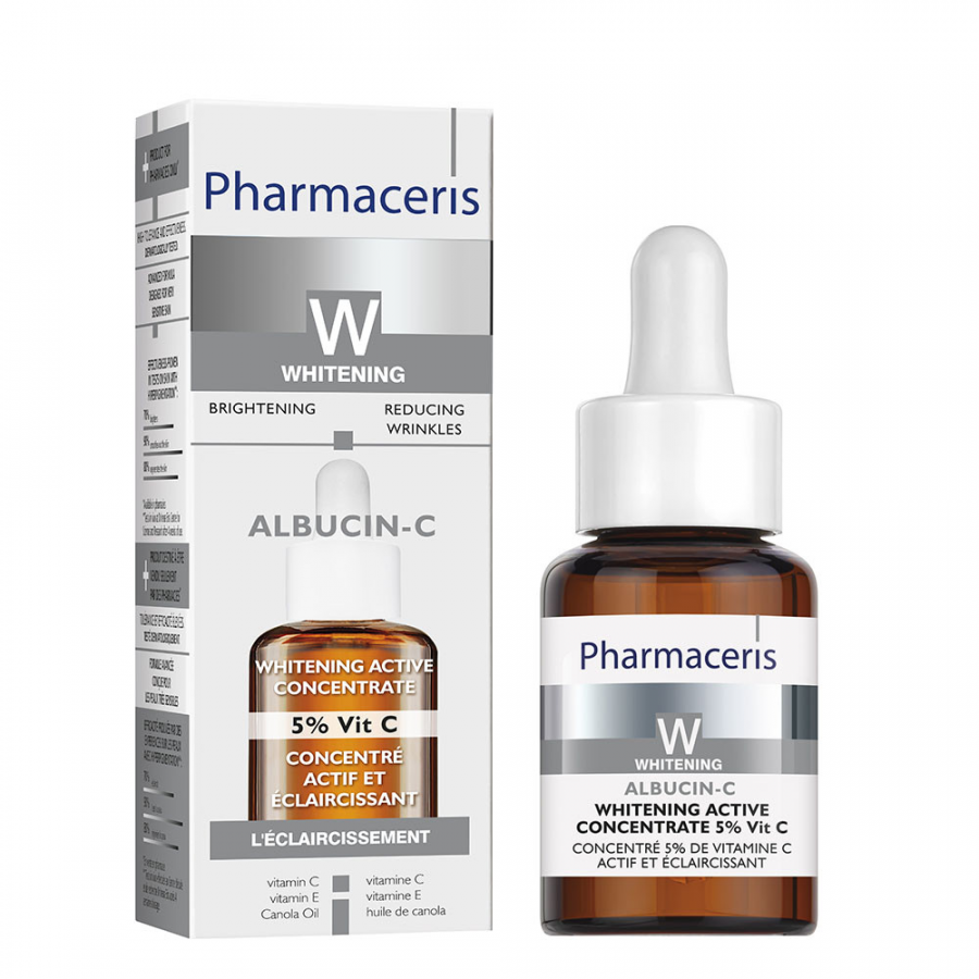 Pharmaceris W Albucin-C سپیکردنەوە چالاک چڕ 5% ڤیتامین