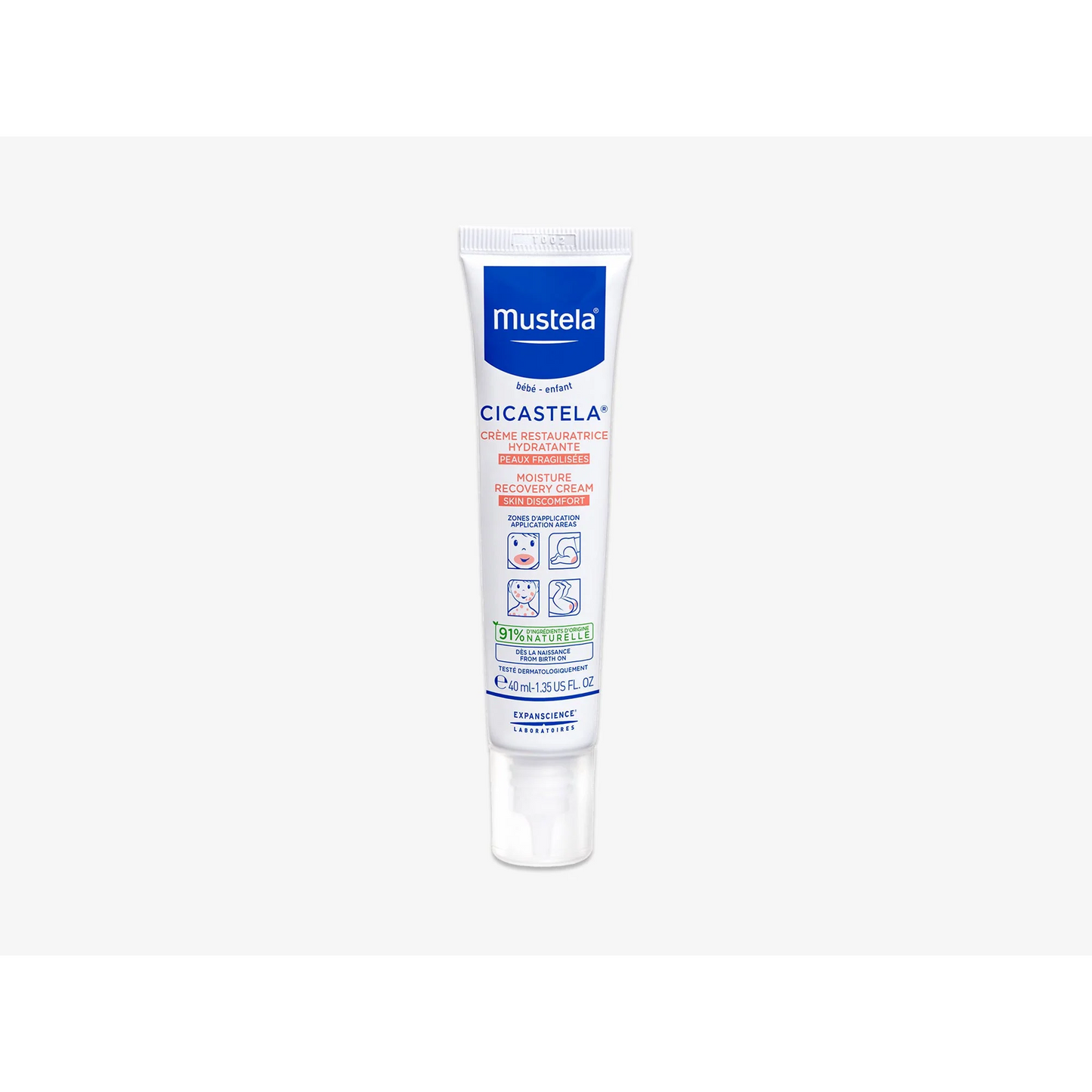 mustela کرێمی وەرگرتنەوەی شێی سیکاستێلا