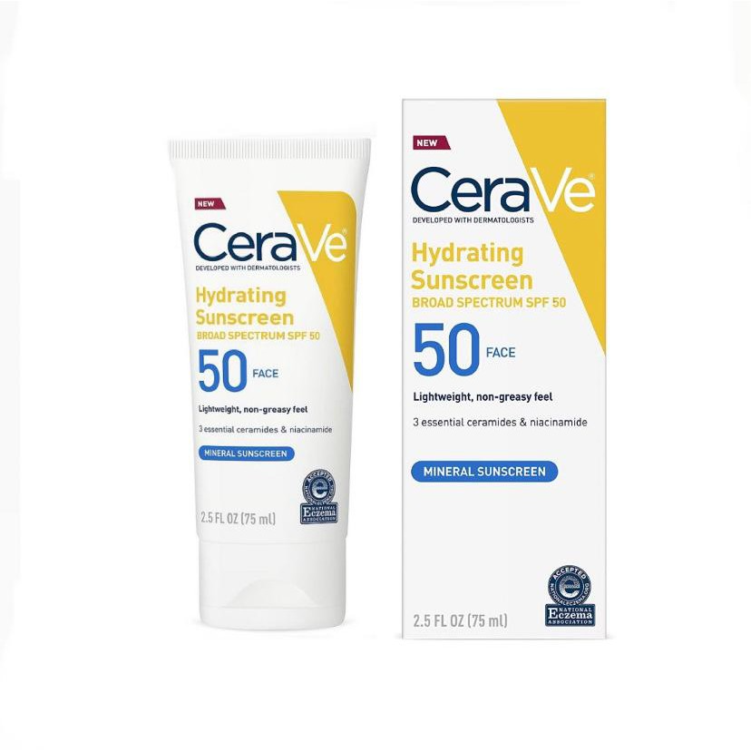 CeraVe 100% Mineral Sunscreen Spf 50