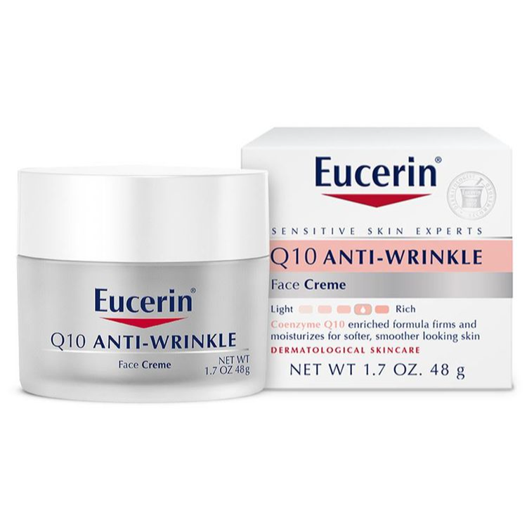 کرێمی پێستی هەستیاری دژە چرچ و لۆچی Eucerin Q10