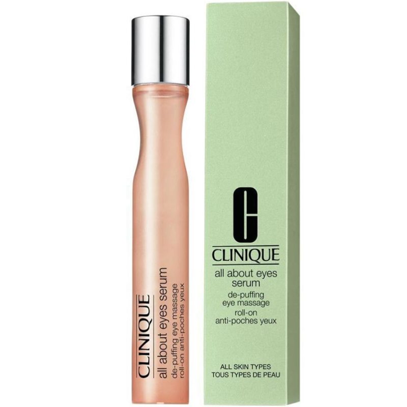 CLINIQUE هەموو شتێک دەربارەی چاوەکان سیرۆمی دی-پفکردن مەساجکردنی چاو