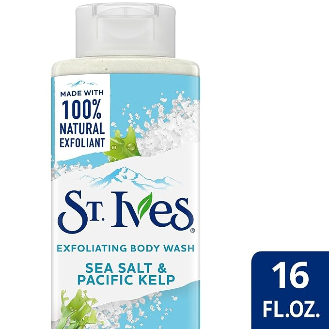 St. Ives Exfoliating Body Wash - Sea Salt & Pacific Kelp Scrub