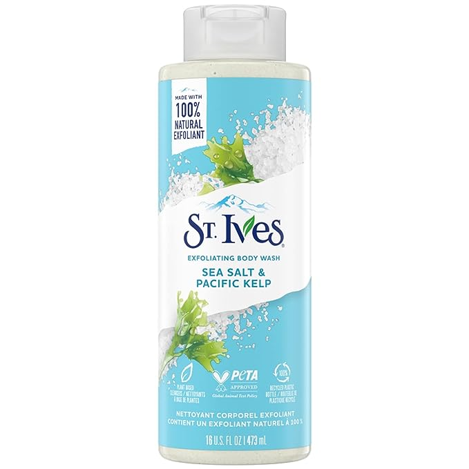 St. Ives Exfoliating Body Wash - Sea Salt & Pacific Kelp Scrub