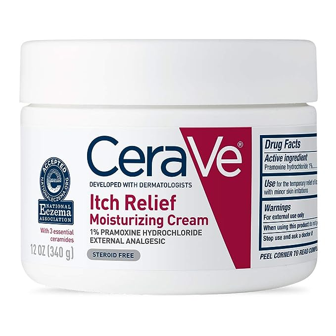 CeraVe Moisturizing Cream for Itch Relief