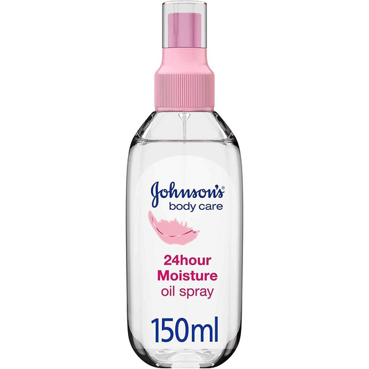 Johnson's Body Oil Spray, 24 HOUR Moisture